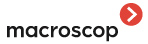 Логотип компании Macroscop. 